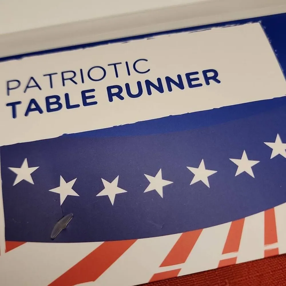 NWT Patriotic Table Runner 4th of July
